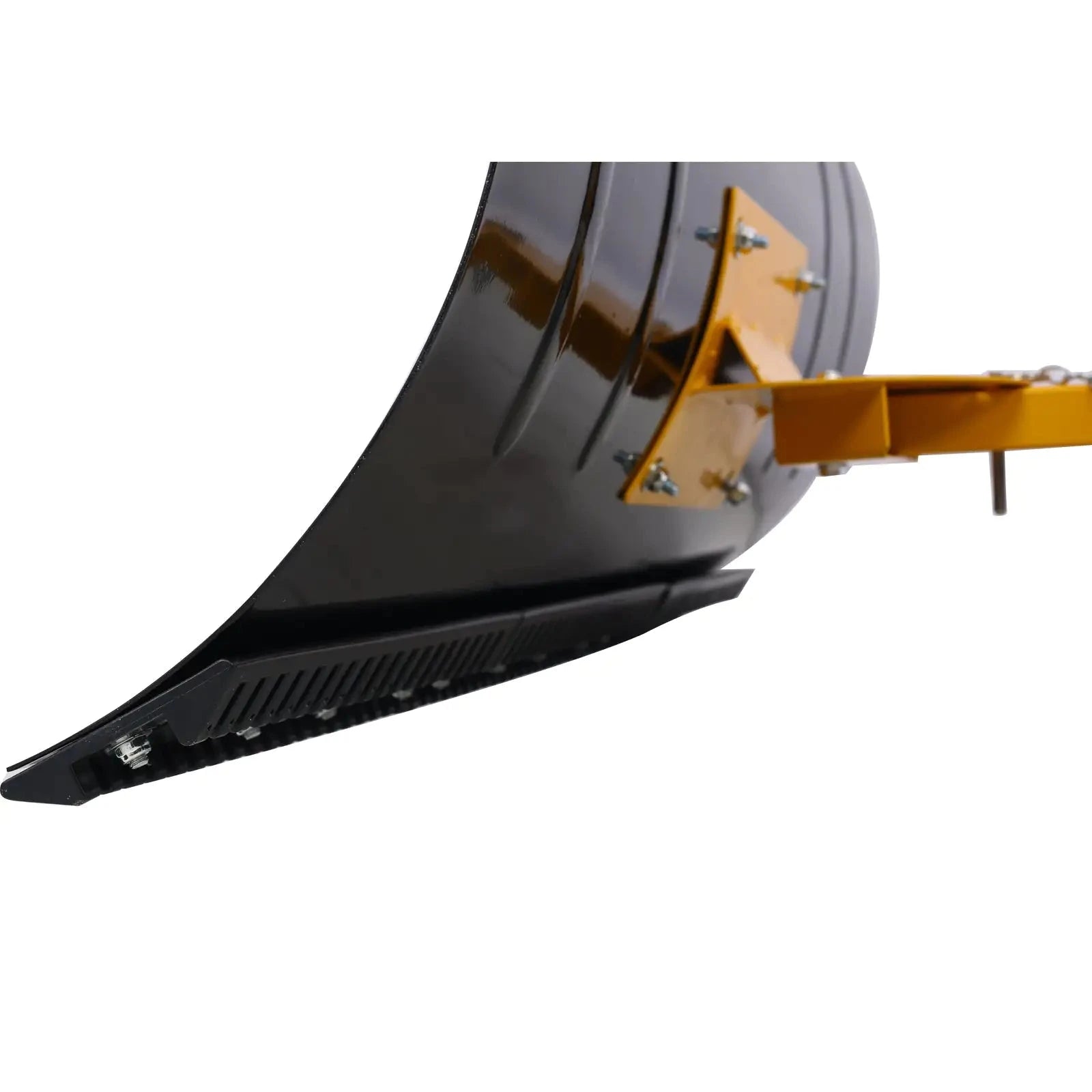 Winter Snow Pusher Shovel With Wheels 24 In Durable Metal Snow Plow For Driveway - luxuryhomedecoridea.com