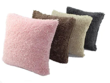 Customizable Plush Pillow Covers for Sofas and Cars