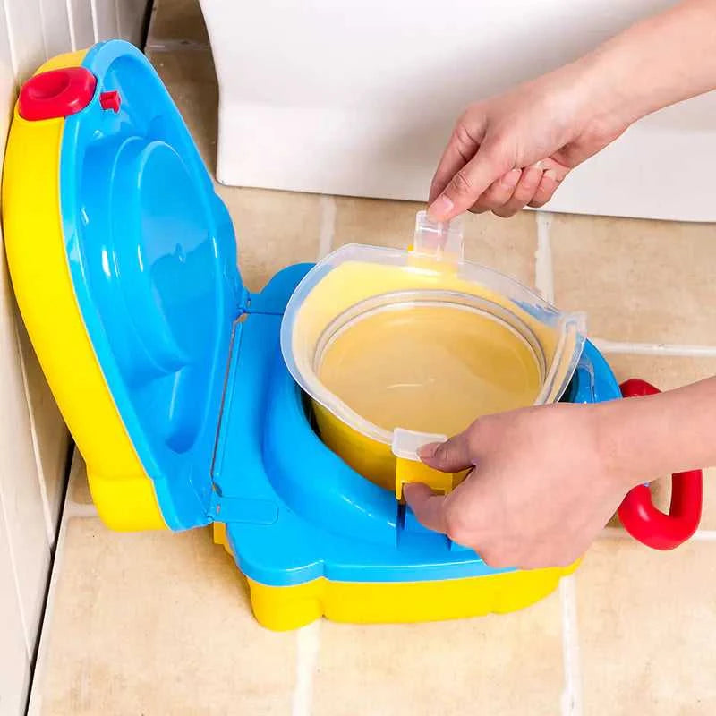 Portable Children's Toilet Potty for Travel (Handheld) - luxuryhomedecoridea.com