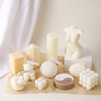 Handmade Geometric Aromatherapy Candles