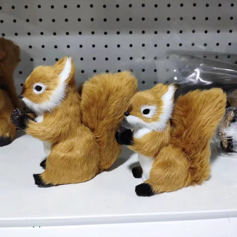 Cute Squirrel Plush Decor for Home Decoration
