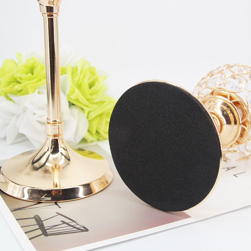 Creative Gold Crystal Candle Holder for Romantic Decor