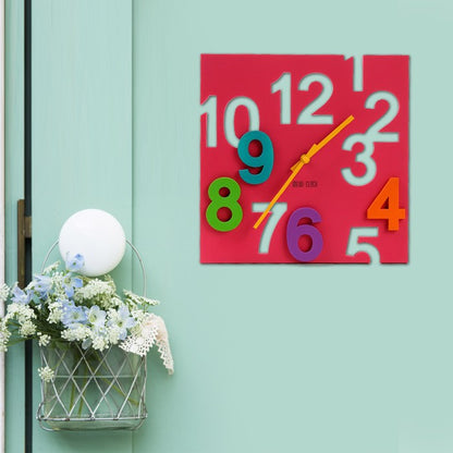 Colorful 3D Hollow Art Wall Clock