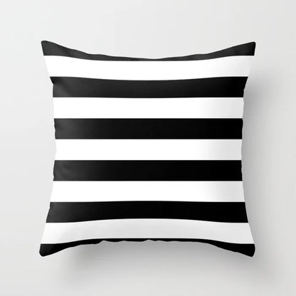 Yellow Cartoon Checkered Cushion Cover for Home Decor