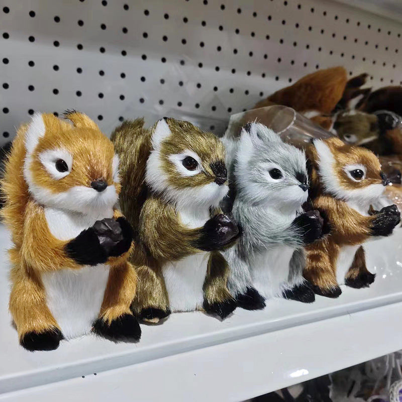 Cute Squirrel Plush Decor for Home Decoration
