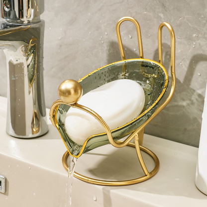 Creative Rabbit Shape Luxury Soap Dish and Drain Tray