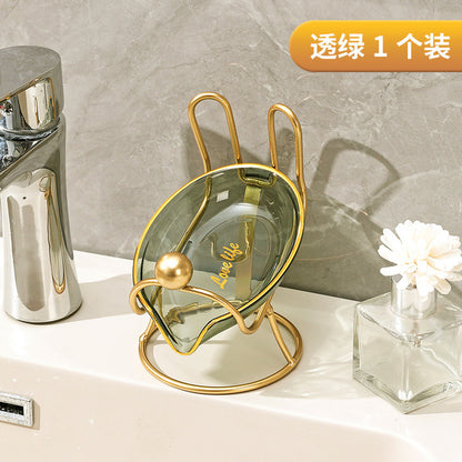 Creative Rabbit Shape Luxury Soap Dish and Drain Tray