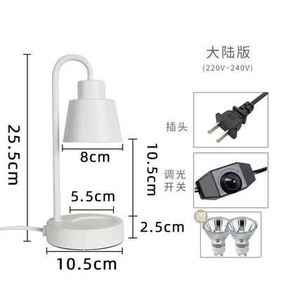 Mini Retro Aroma Wax Melter Lamp with Romantic Design