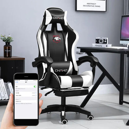 Ergonomic Gaming Office Chair with Adjustable Recline