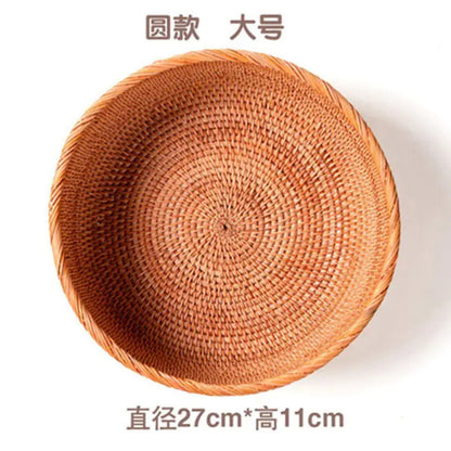 Handmade Vietnamese Wicker Candy Basket Set (3 Pieces)