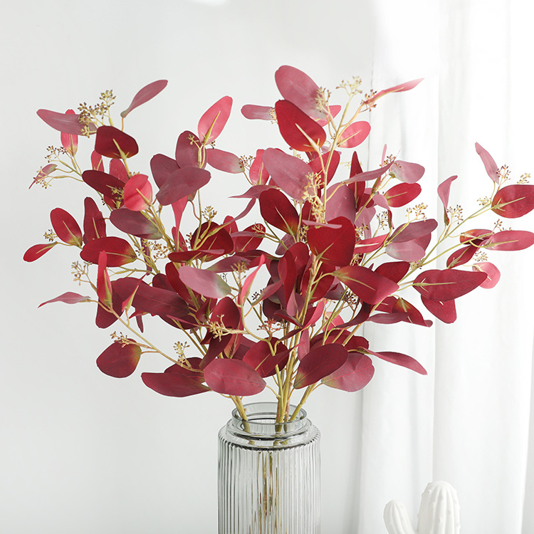 28in Artificial Eucalyptus Stem for Home Decor