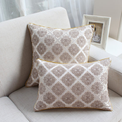 Chenille Jacquard Decorative Throw Pillow