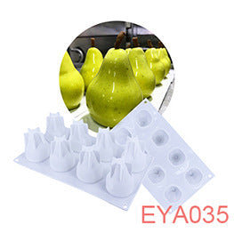 Silicone Fruit-Shaped Molds for Halloween Candles & Cakes