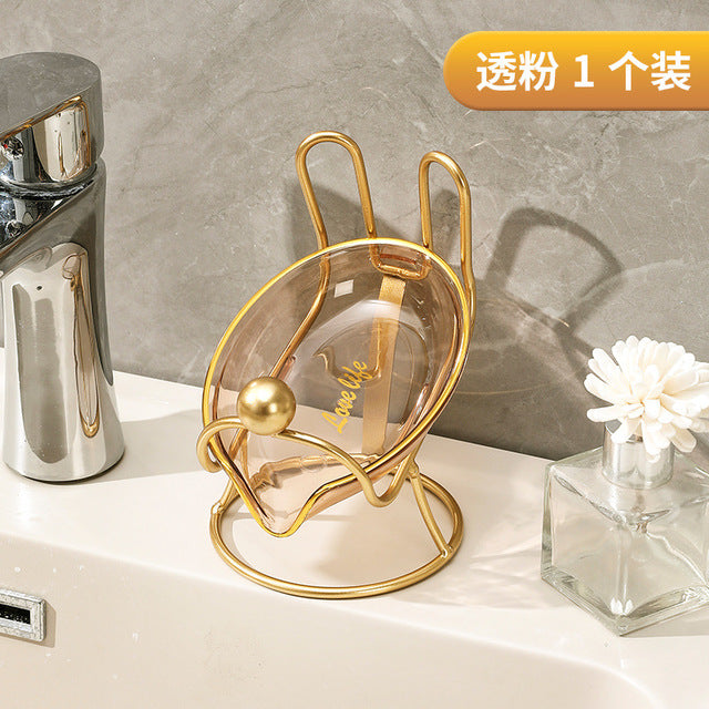 Creative Rabbit Shape Luxury Soap Dish and Drain Tray