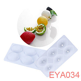 Silicone Fruit-Shaped Molds for Halloween Candles & Cakes