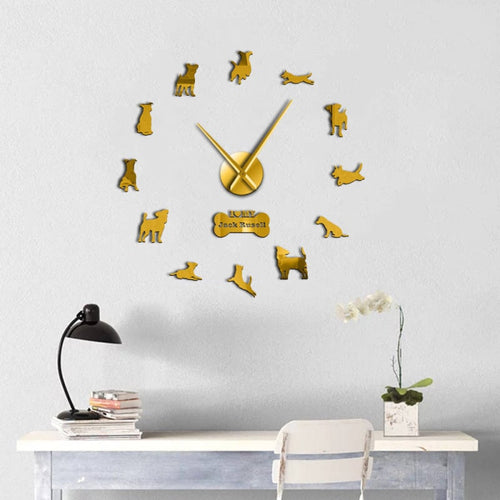 3D Acrylic Mirror Wall Clock