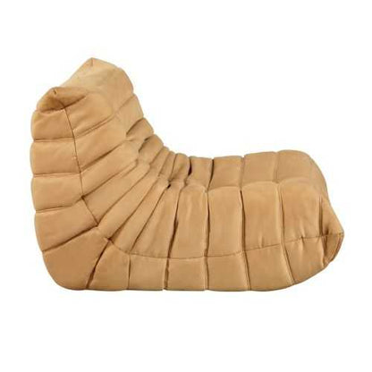 Luxury Accent Chair Tufted Yellow Microfiber Comfy Chair Living Room Furniture 1pc Floor Chair - luxuryhomedecoridea.com
