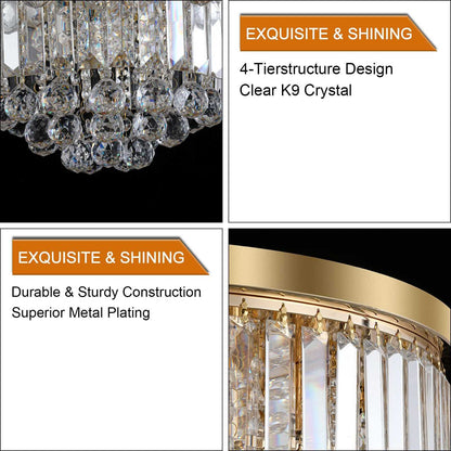 (Same as W1340110372/L5009) Gold luxury modern style crystal lights,large ceiling chandeliers,dining room,living room,bedroom (Bulb Not Included) - luxuryhomedecoridea.com