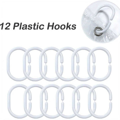 Shower Curtain Liner 3D Transparent EVA Bathroom Curtain Liner Plastic - luxuryhomedecoridea.com