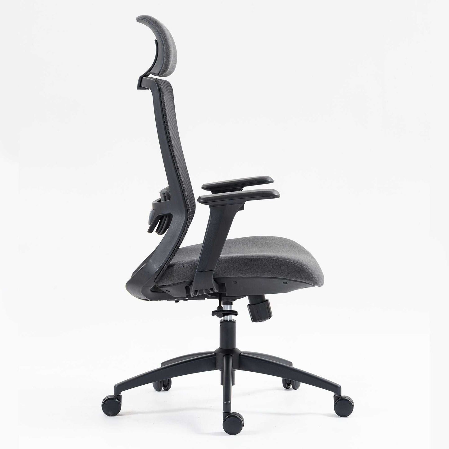 Ergonomic Mesh Office Chair with Adjustable Headrest and Lumbar Support, Breathable Back Design for Home and Office Use 8322H - luxuryhomedecoridea.com