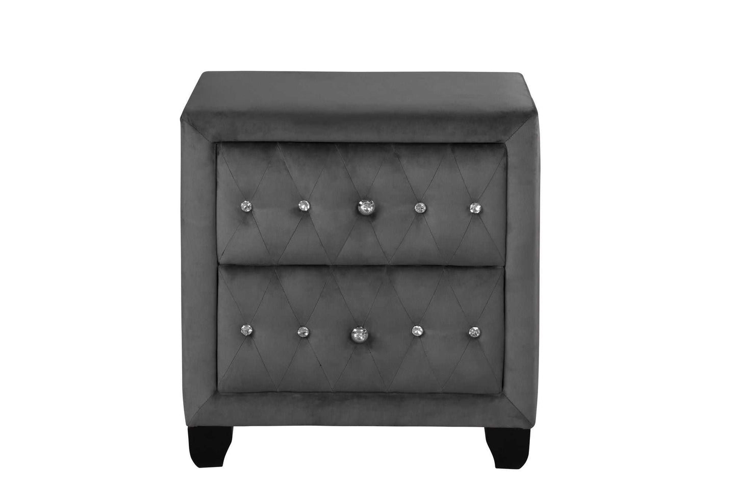 Sophia Queen Bed 4 Piece Gray - luxuryhomedecoridea.com