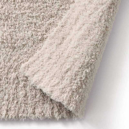 Beige Cozy Knit Throw, 50" x 72" - luxuryhomedecoridea.com