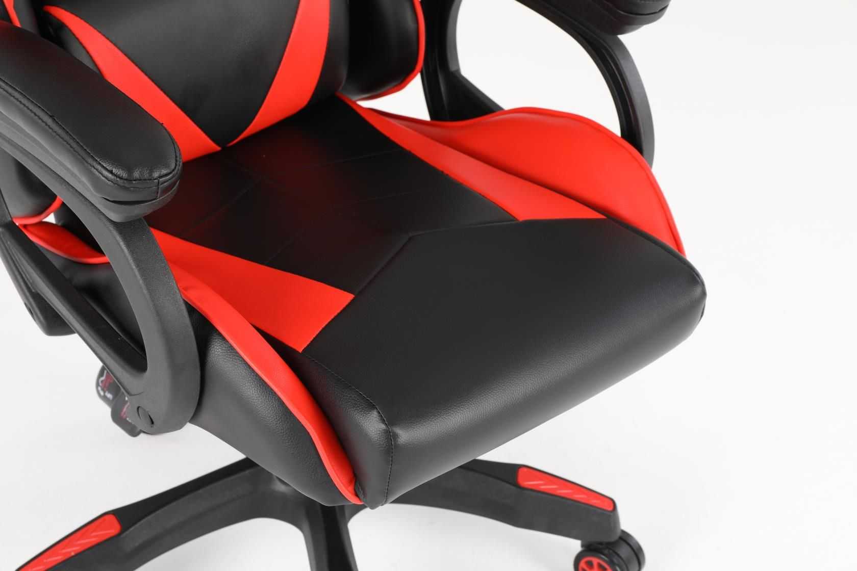 Luxury Home Furniture Ergonomic Recliner PU Leather Racing Gaming Chair In Nylon Racing Base - luxuryhomedecoridea.com