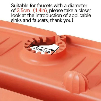 1pc Splash Guard For Sink Faucet; 10.63"x5.51"; Faucet Drain Rack; Super Absorbent Fast Drying Mat Sink Gadgets; Drip Catcher For Kitchen; Drain Storage Rack For Kitchen Rag And Sponge Brush - luxuryhomedecoridea.com