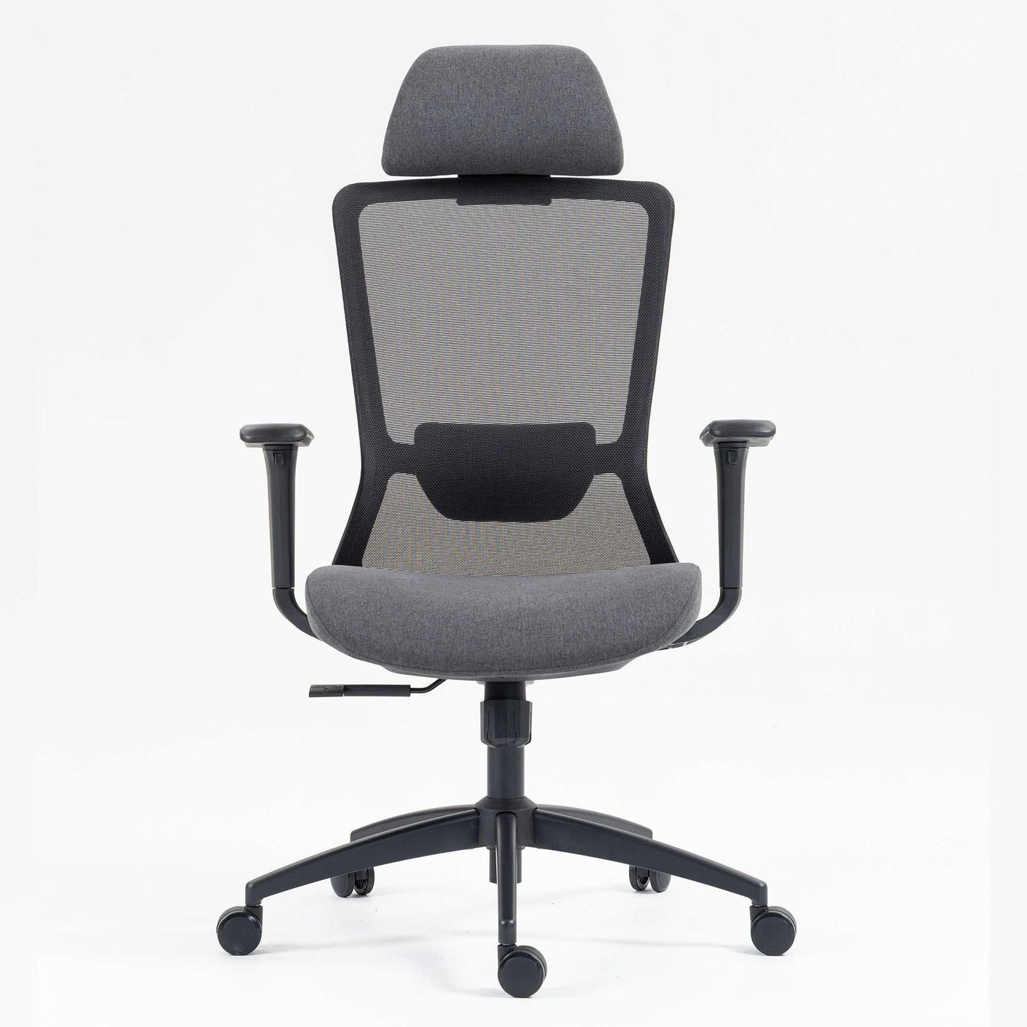 Ergonomic Mesh Office Chair with Adjustable Headrest and Lumbar Support, Breathable Back Design for Home and Office Use 8322H - luxuryhomedecoridea.com