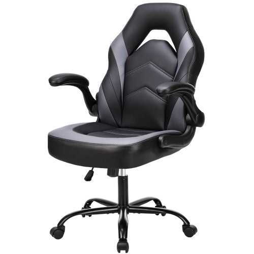 Ergonomic Office Computer Home Gaming Desk Chair Adjustable PU Leather Racing Chair Flip-up Armrest For Christmas Furniture - luxuryhomedecoridea.com