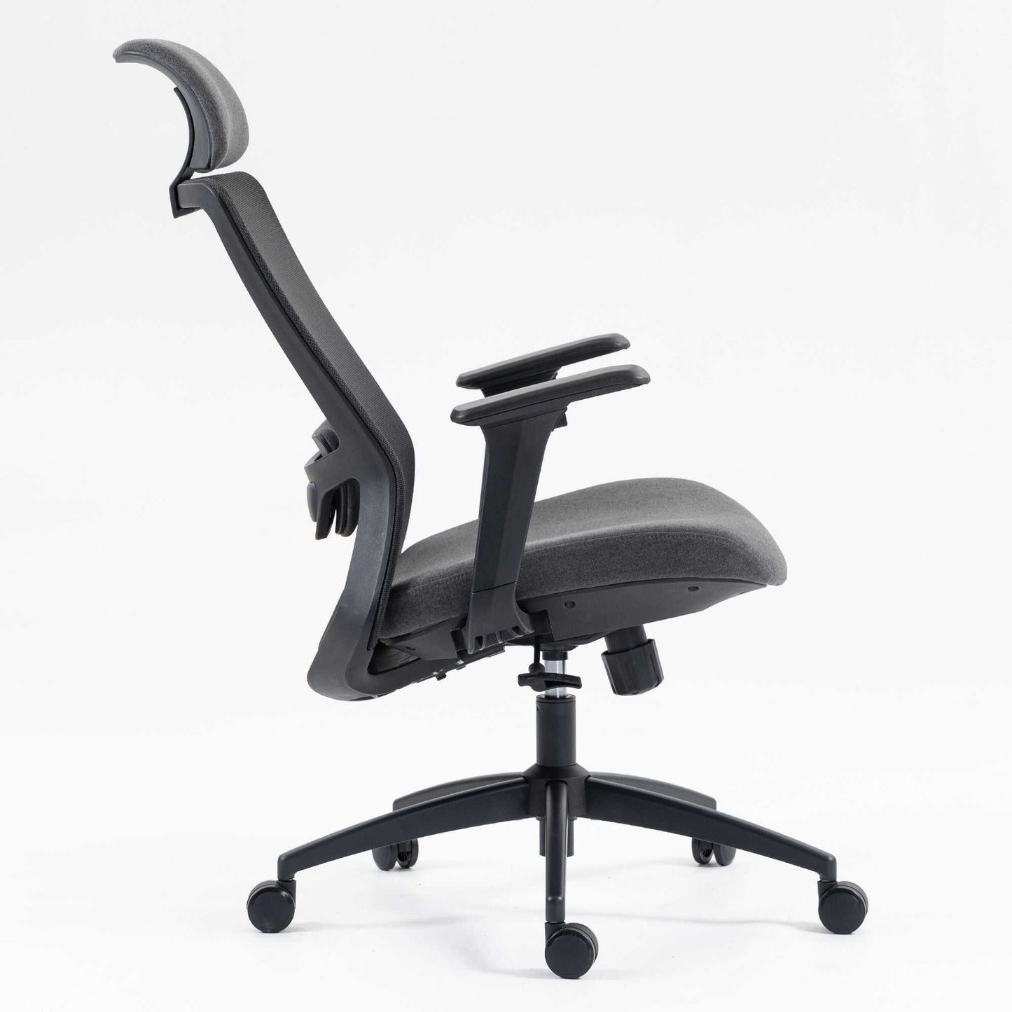 Ergonomic Mesh Office Chair with Adjustable Headrest and Lumbar Support, Breathable Back Design for Home and Office Use 8322H - luxuryhomedecoridea.com