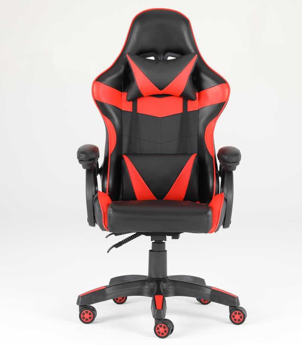 Luxury Home Furniture Ergonomic Recliner PU Leather Racing Gaming Chair In Nylon Racing Base - luxuryhomedecoridea.com
