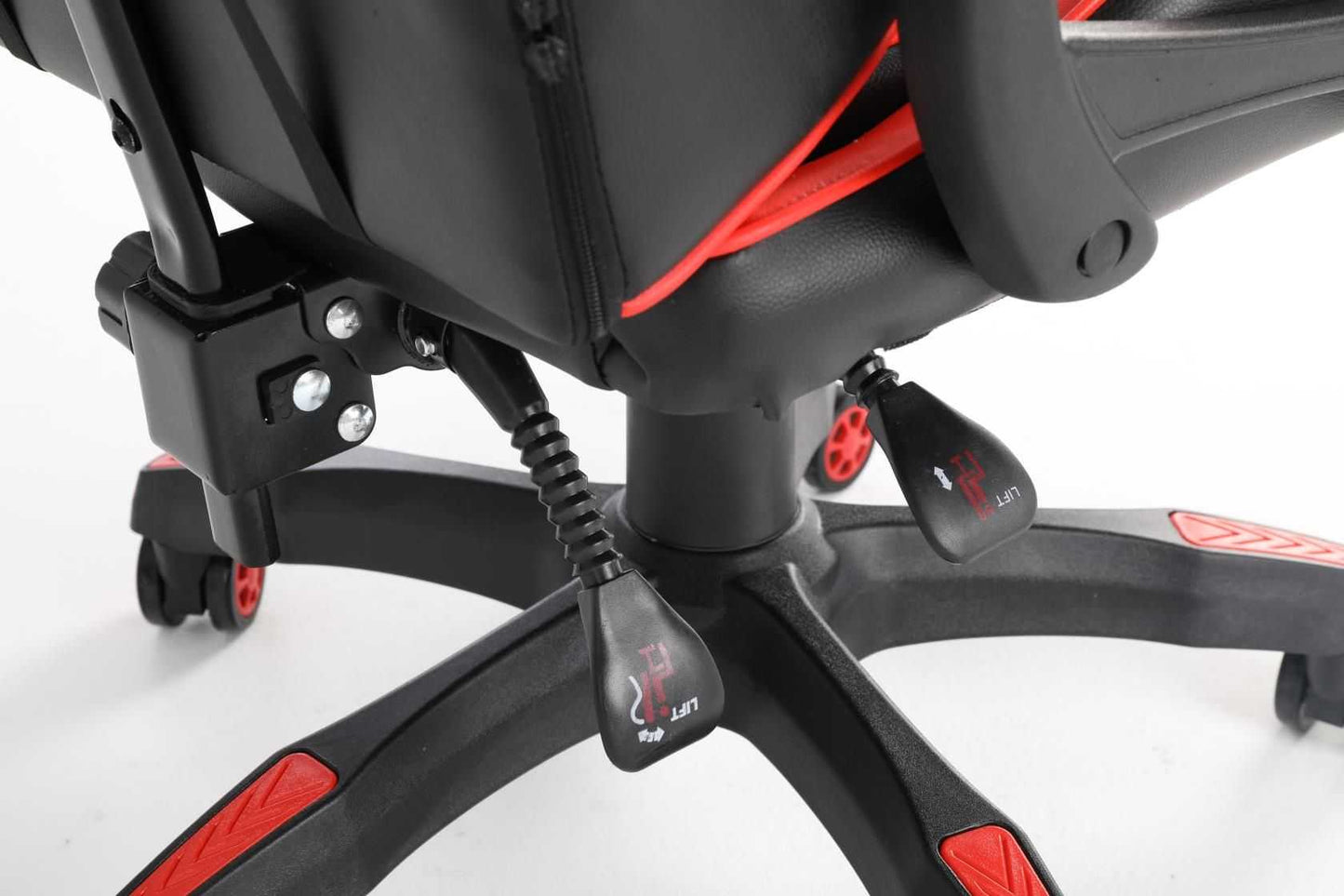 Luxury Home Furniture Ergonomic Recliner PU Leather Racing Gaming Chair In Nylon Racing Base - luxuryhomedecoridea.com