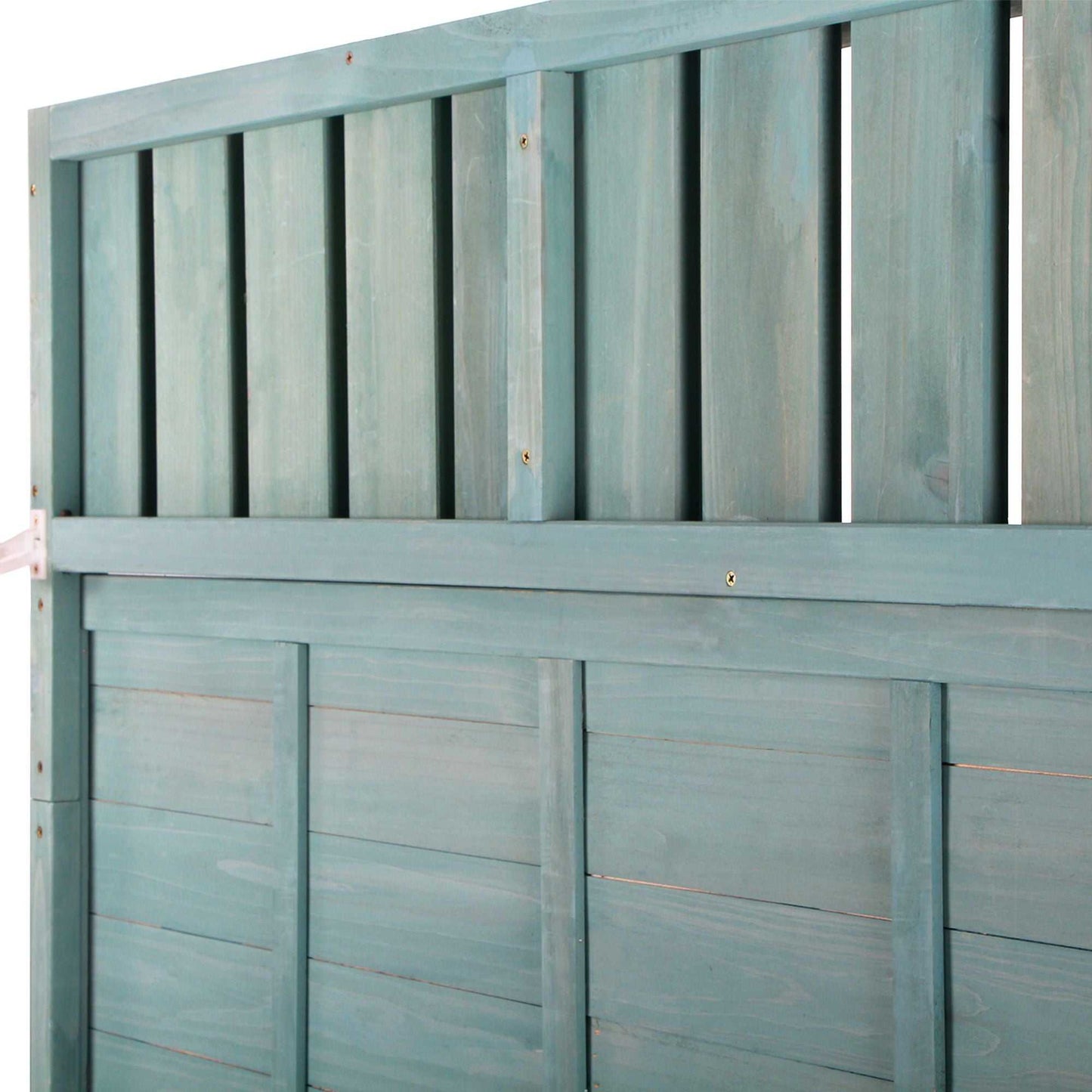 65" Large Wooden Farmhouse Rustic Outdoor Potting Bench Table; Patio Workstation; Garden Potting Bench with 4 Storage Shelves and Side Hook - luxuryhomedecoridea.com