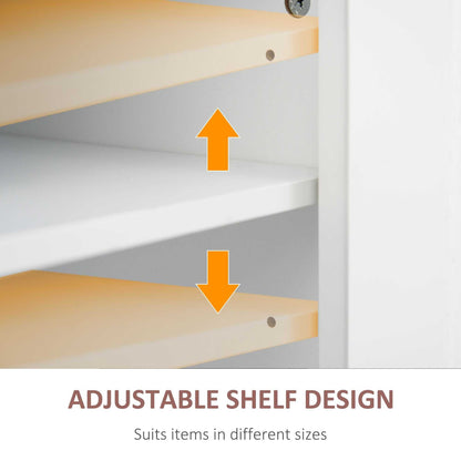Rolling Kitchen Cart, White, Wood Top, Spice/Towel Rack, Storage Drawers, Movable Dining Room Trolley - luxuryhomedecoridea.com