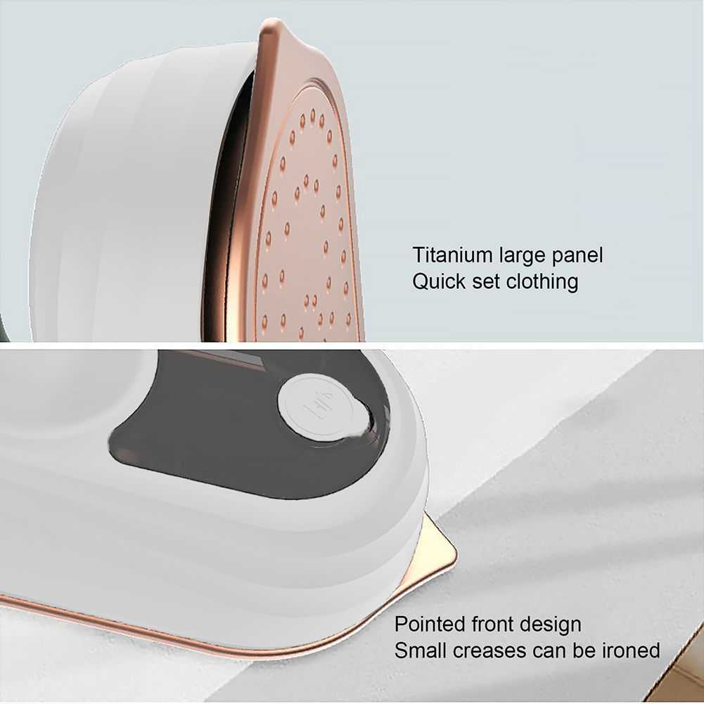Professional Mini Steam Iron Handheld Portable Garment Steamer Dry Wet Double Clothes Fabric Ironing Machine for Home and Travel; with Ironing Board Pad - luxuryhomedecoridea.com