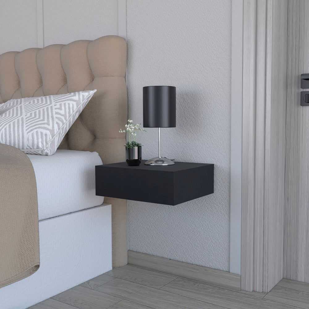 Nightstand Isola, Bedroom, Black - luxuryhomedecoridea.com