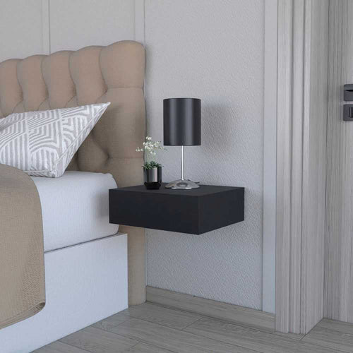 Nightstand Isola, Bedroom, Black - luxuryhomedecoridea.com