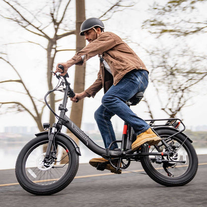 INVANTI EB11 Electric Bike 500W Folding Bike 48V 10.4AH 7S Shimano Electric Bicycle - luxuryhomedecoridea.com