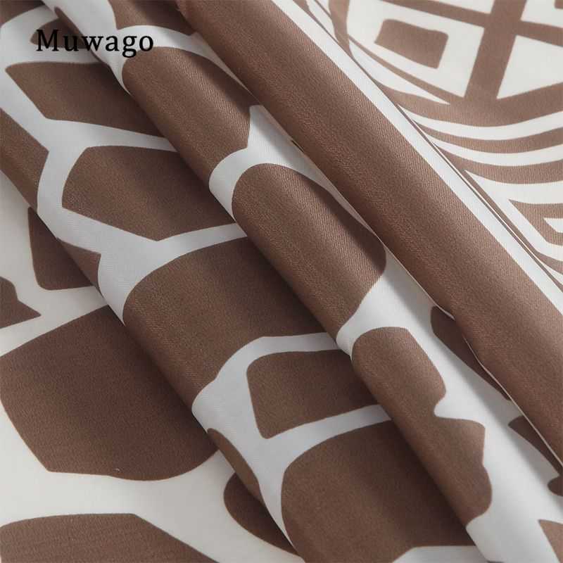 Muwago Shower Curtain With Giraffe Pattern Blackout Waterproof And Mildew Resistant Bathing Cover Aesthetic Bathroom Accessories - luxuryhomedecoridea.com
