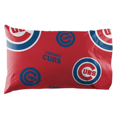 Chicago Cubs OFFICIAL MLB Full Bed In Bag Set - luxuryhomedecoridea.com