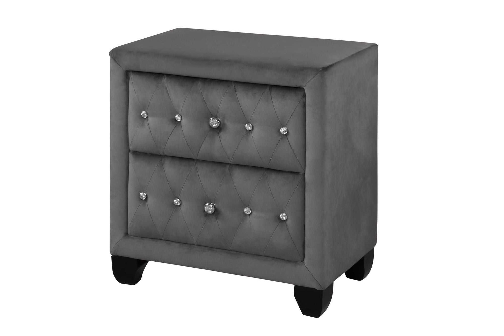 Sophia Queen Bed 4 Piece Gray - luxuryhomedecoridea.com
