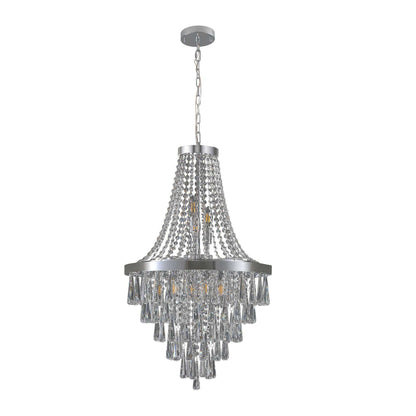 Chromium color Crystal Chandeliers,Large Contemporary Luxury Ceiling Lighting(Bulb Not Included) - luxuryhomedecoridea.com