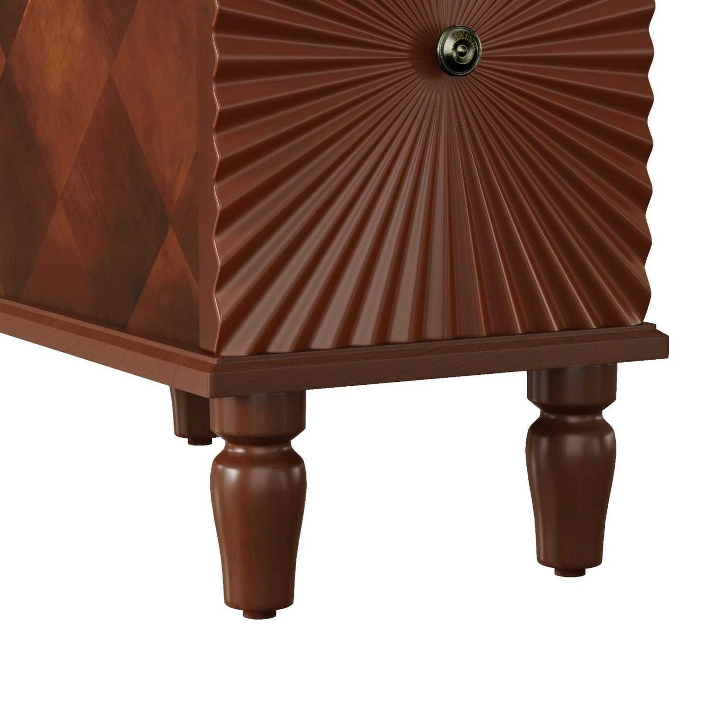 2 Drawer Modern Sofa Side Table, Narrow Side Table, Slim Nightstand for Living Room, Bedroom(Expect Arrival Date 2025/4/16) - luxuryhomedecoridea.com