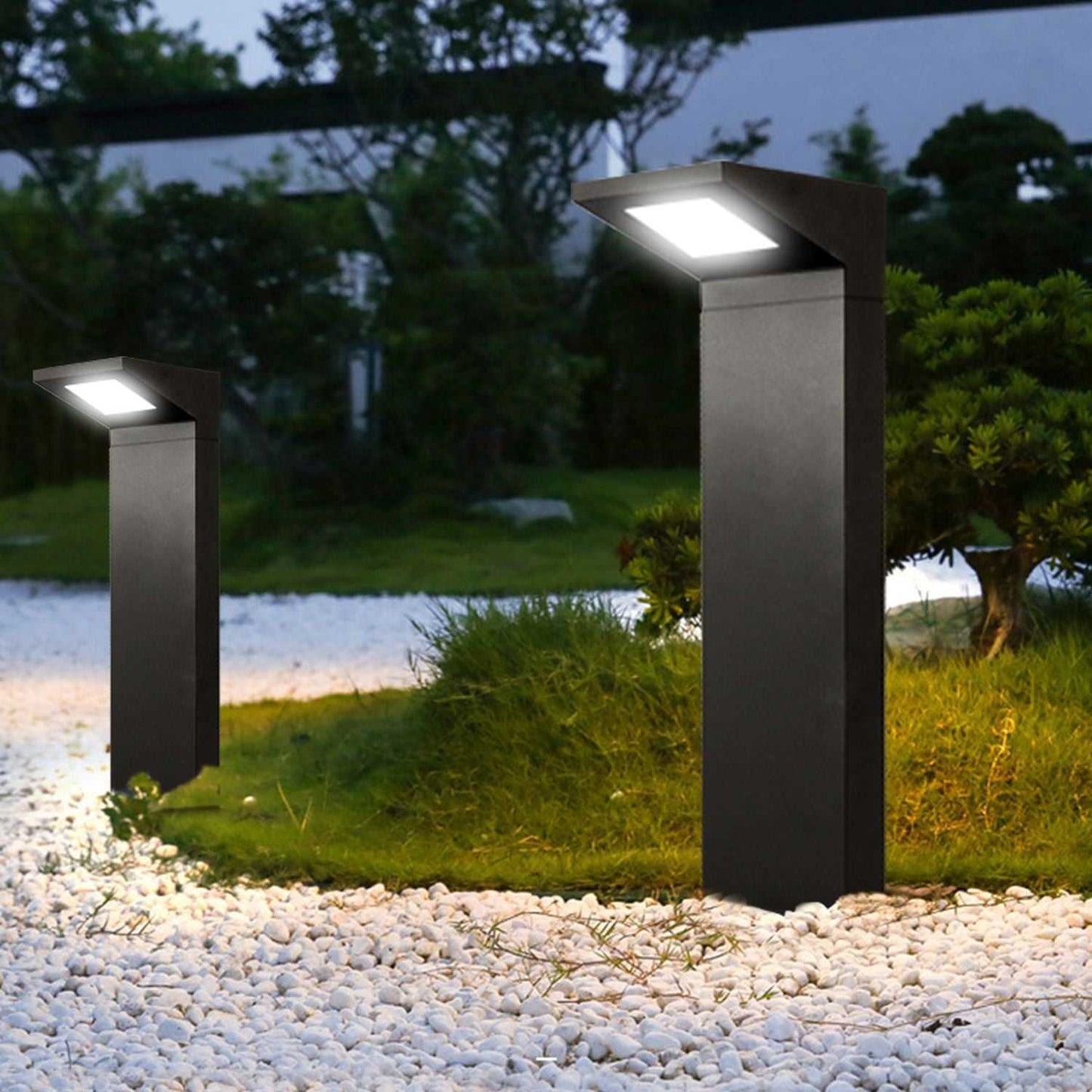 Outdoor Landscape Path Lights LED Driveway Light with Waterproof Bollard Lights for Garden Lawn Courtyard 15108 - luxuryhomedecoridea.com