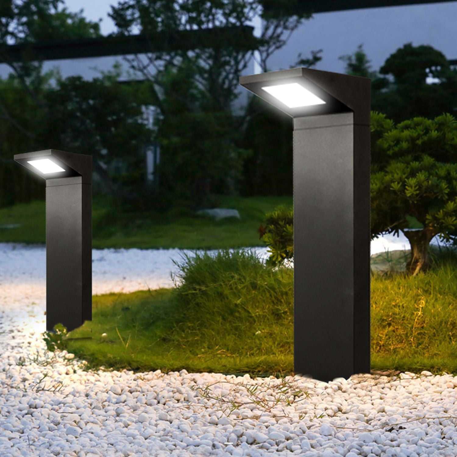 Outdoor Landscape Path Lights LED Driveway Light with Waterproof Bollard Lights for Garden Lawn Courtyard 15108 - luxuryhomedecoridea.com