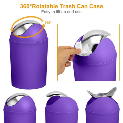 Bathroom Accessories Set 6 Pcs Bathroom Set Ensemble Complete Soap Dispenser Toothbrush Holder - luxuryhomedecoridea.com