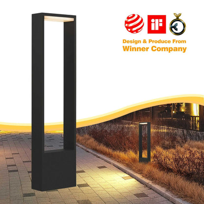 Inowel Outdoor Pathway LED Lights Modern Design Garden Lights Black Landscape Lighting 17510-800 - luxuryhomedecoridea.com