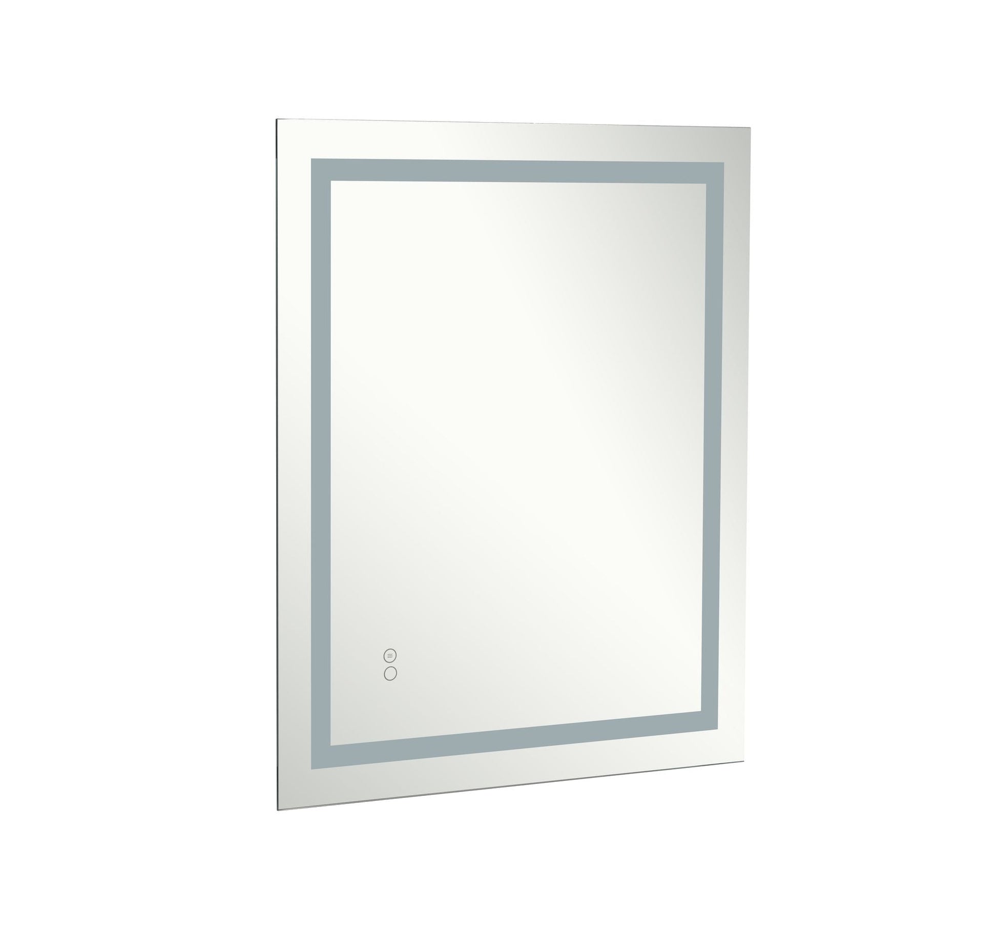 36*28 LED Mirror for Bathroom with Lights; Dimmable; Anti-Fog; Lighted Bathroom Mirror with Smart Touch Button; Memory Function - luxuryhomedecoridea.com