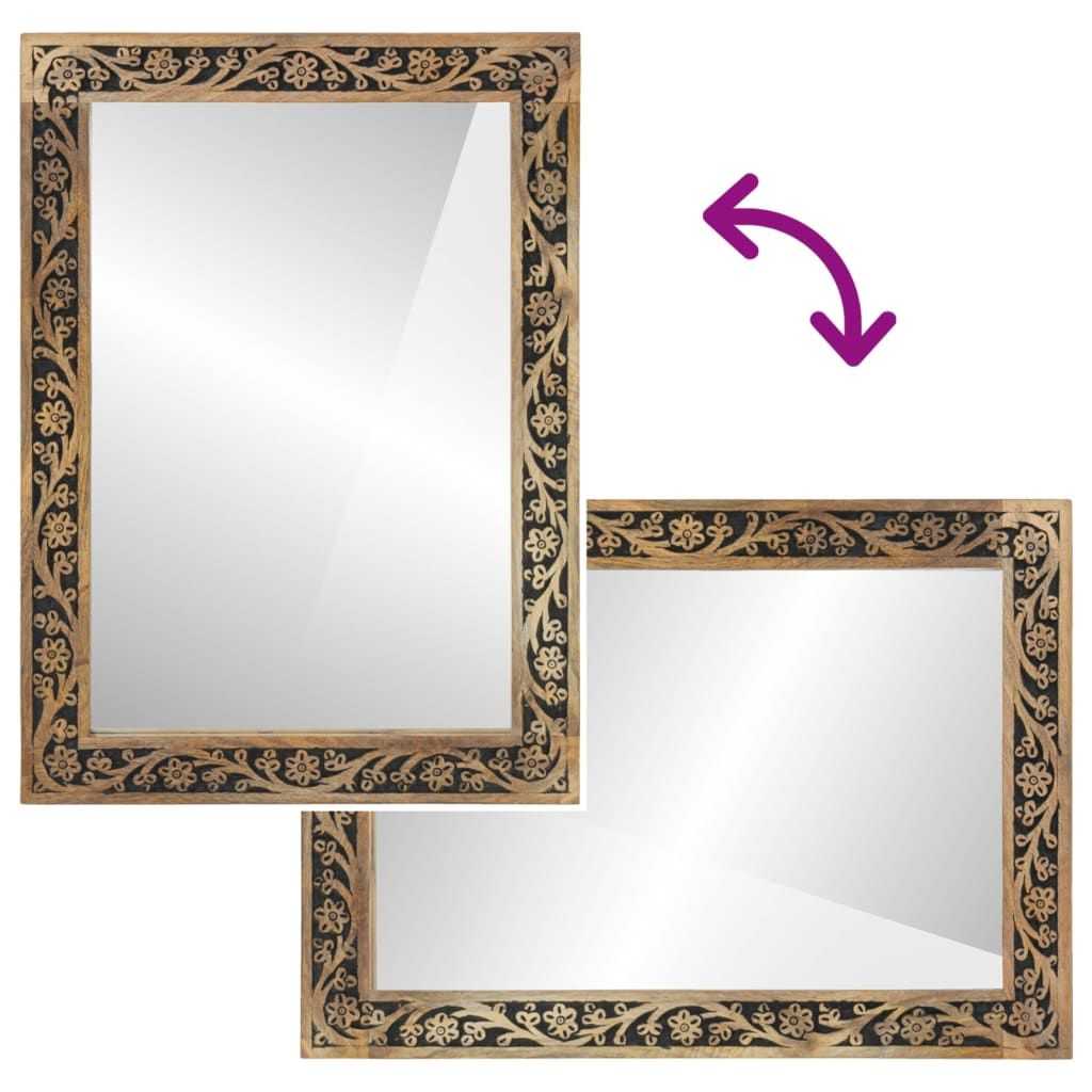 2 Piece Bathroom Furniture Set Solid Wood Mango - luxuryhomedecoridea.com